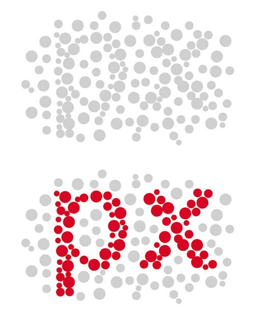Punktgenaue Leistung – für entspanntes Hören. Je nachdem, wie leicht oder schwer ein Sprecher zu verstehen ist, ist die Höranstrengung geringer oder höher. Eine visuelle Analogie macht das klar: Im Bild oben können Sie die Buchstaben erkennen, doch es ist schwer.