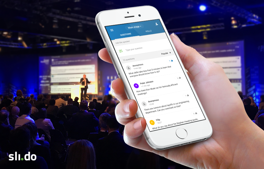 Wie funktioniert Slido? Nichts einfacher als das! Mittels Smartphone im Browser https://www.sli.do eingeben und unseren Eventcode #SAD einloggen. Oder direkt unter folgendem Link. Nun sind Sie bereits in unserem digitalen Event und können mit Ihrem Input die Vorträge interaktiv mitgestalten.